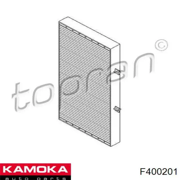 F400201 Kamoka filtro habitáculo