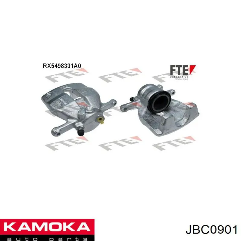 JBC0901 Kamoka pinza de freno delantera izquierda