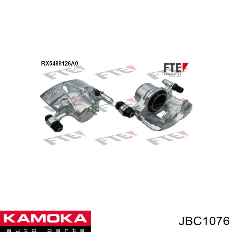 JBC1076 Kamoka pinza de freno delantera derecha