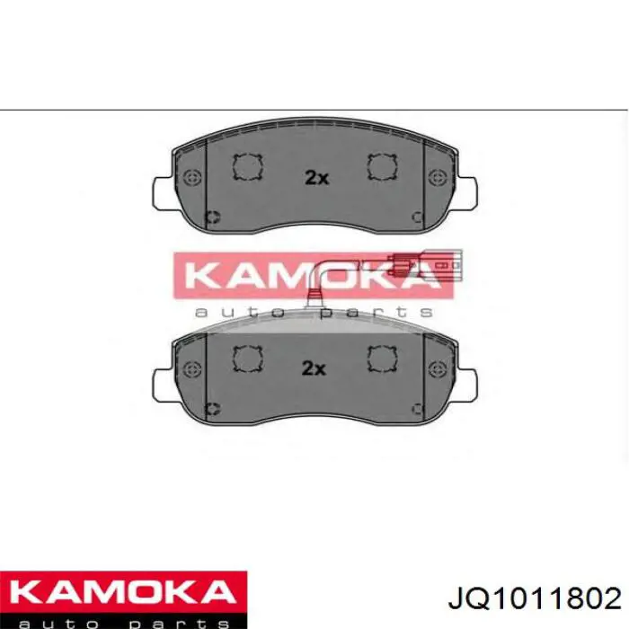 JQ1011802 Kamoka pastillas de freno delanteras