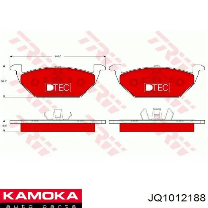 Pastillas de freno delanteras Seat Ibiza 5 KJ1, KJG