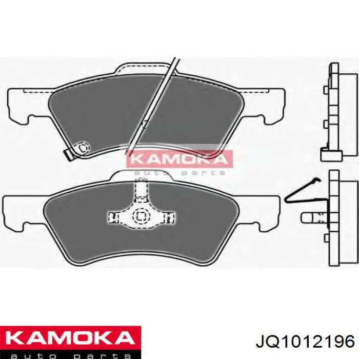 JQ1012196 Kamoka pastillas de freno delanteras