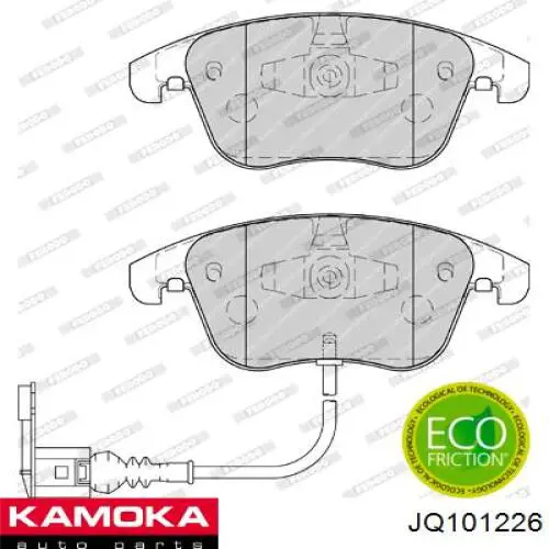 JQ101226 Kamoka pastillas de freno delanteras