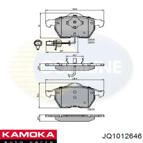 Pastillas de freno delanteras Audi A6 4F2