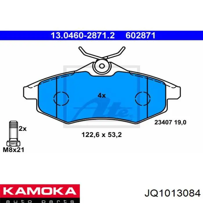 Pastillas de freno traseras Renault Espace 4 JK0
