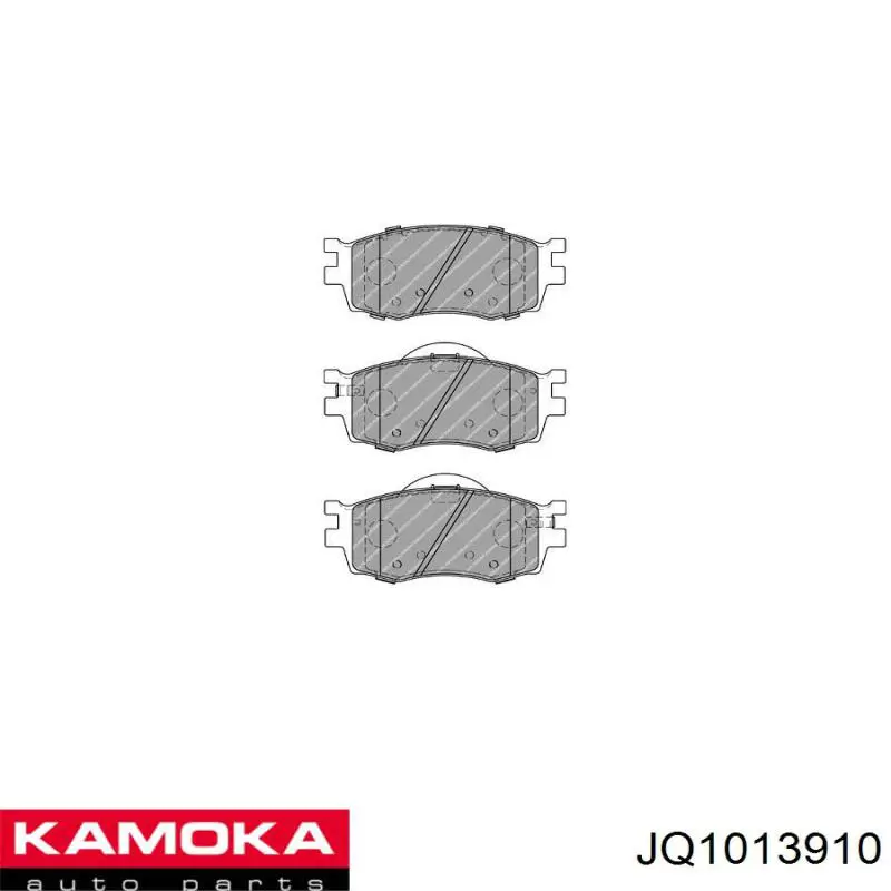 JQ1013910 Kamoka pastillas de freno delanteras