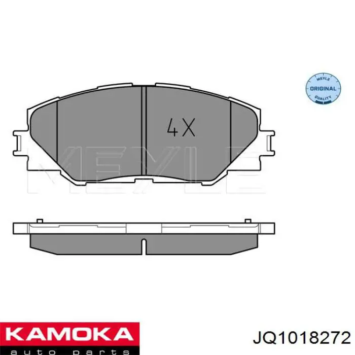 JQ1018272 Kamoka pastillas de freno delanteras