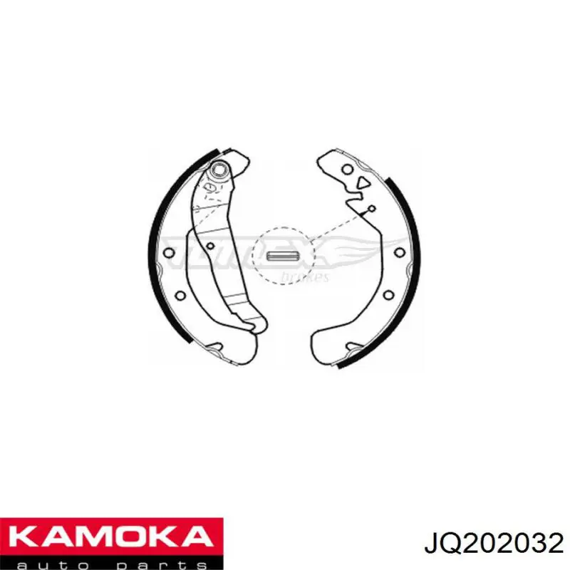 JQ202032 Kamoka zapatas de frenos de tambor traseras