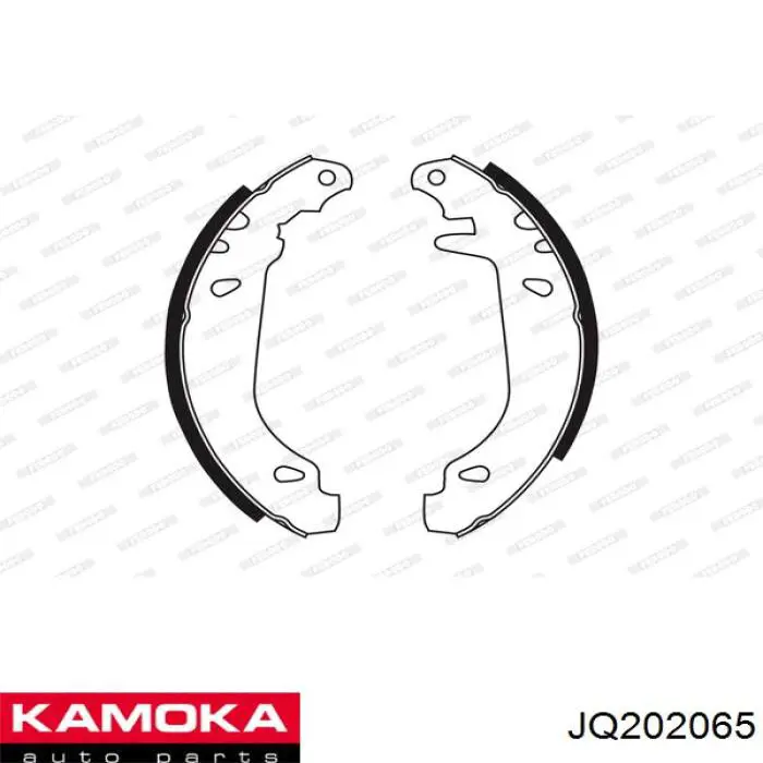 JQ202065 Kamoka zapatas de frenos de tambor traseras