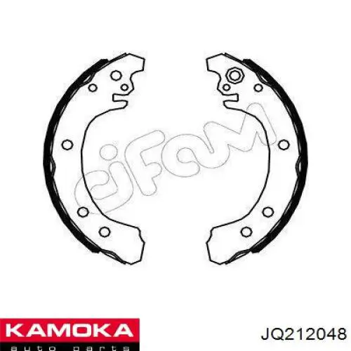 JQ212048 Kamoka juego de zapatas de frenos, freno de estacionamiento