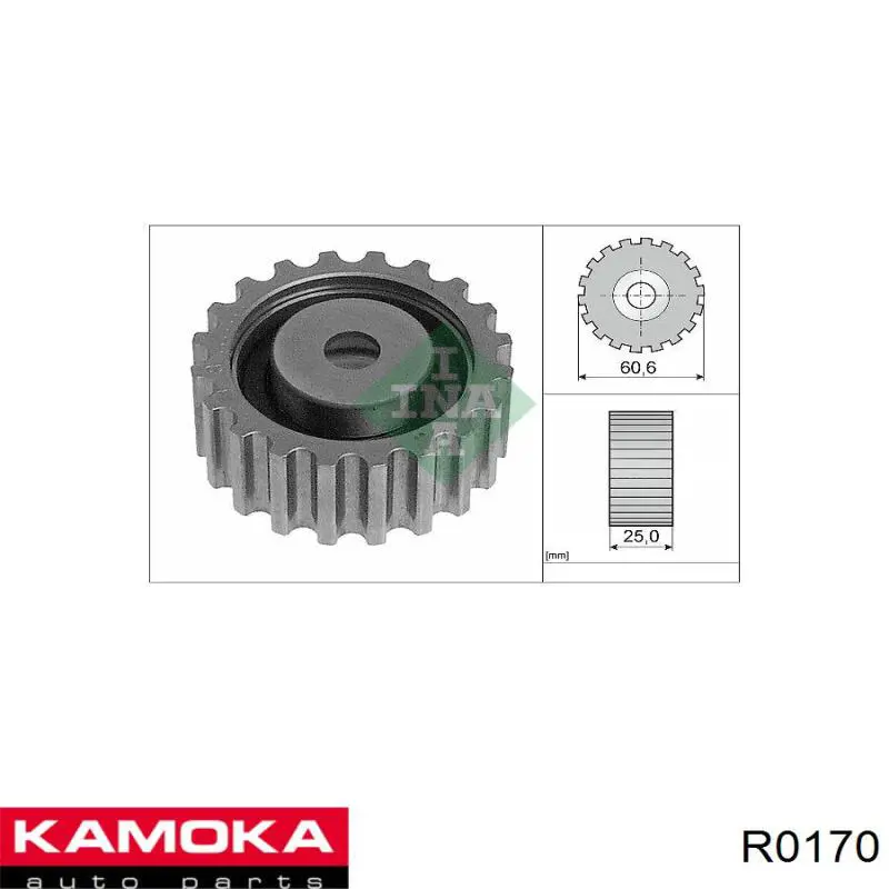 7700875305 Renault (RVI) Polea tensora intermedio de correa dentada
