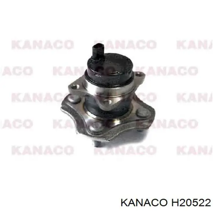 H20522 Kanaco cubo de rueda trasero