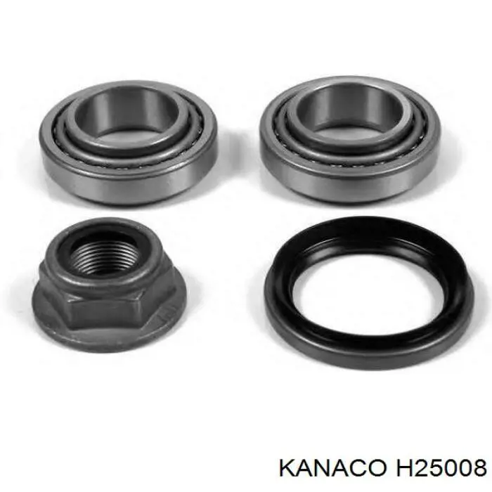 H25008 Kanaco cojinete de rueda trasero