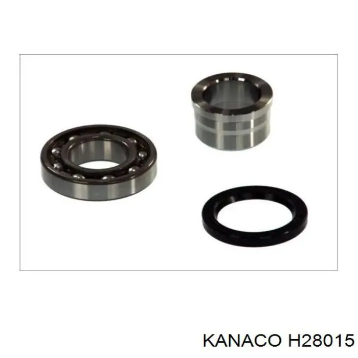 H28015 Kanaco cojinete de rueda trasero