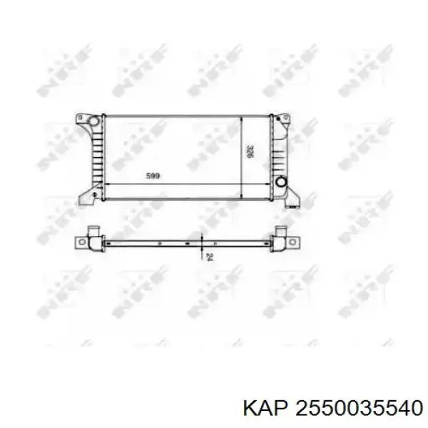 2550035540 KAP termostato, refrigerante