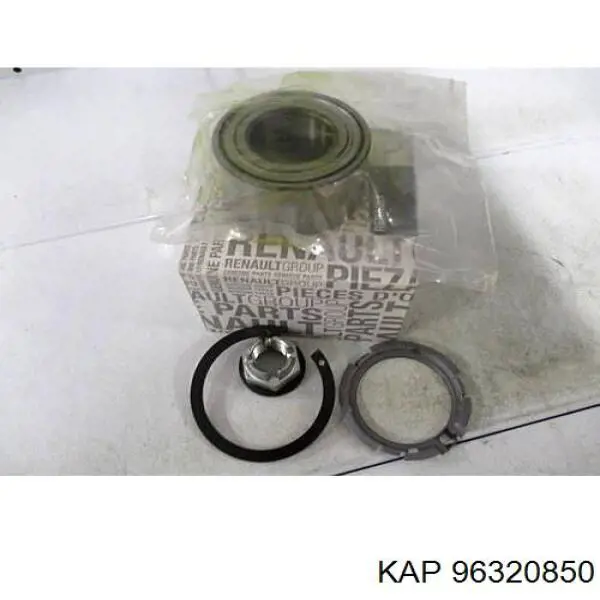 Tuerca del cubo de la rueda delantera 96320850 KAP