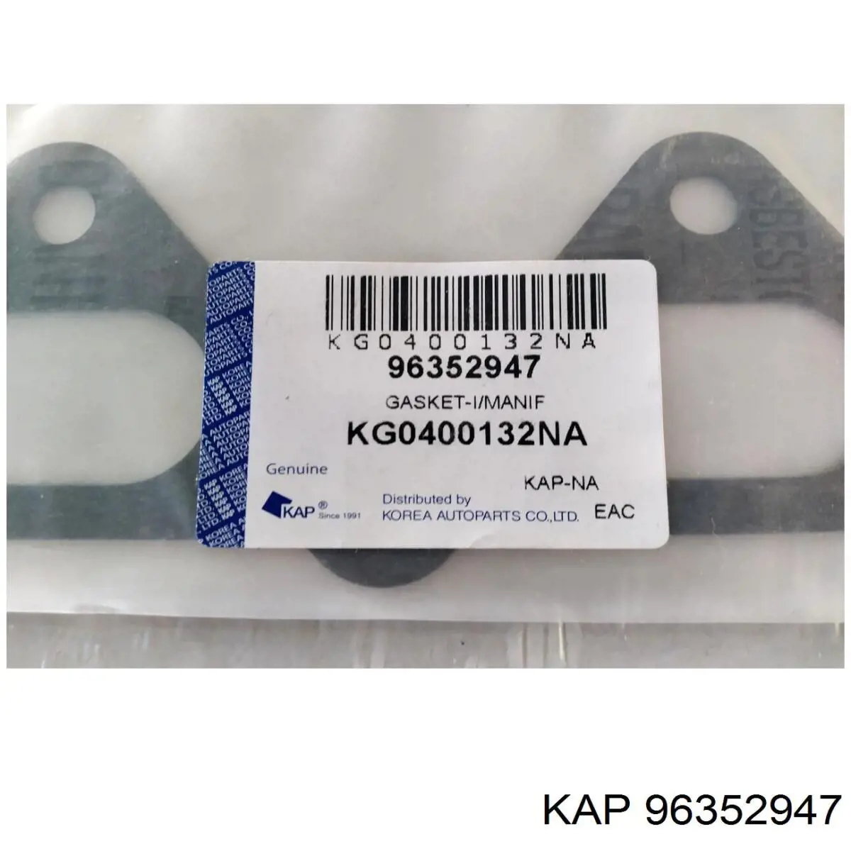 Junta de colector de admisión 96352947 KAP