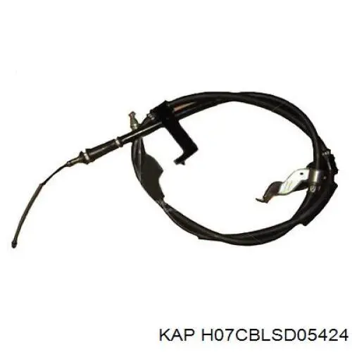 H07CBLSD05424 KAP cable de freno de mano trasero izquierdo