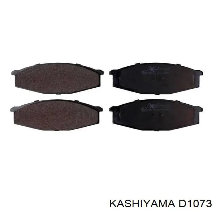 D1073 Kashiyama pastillas de freno delanteras