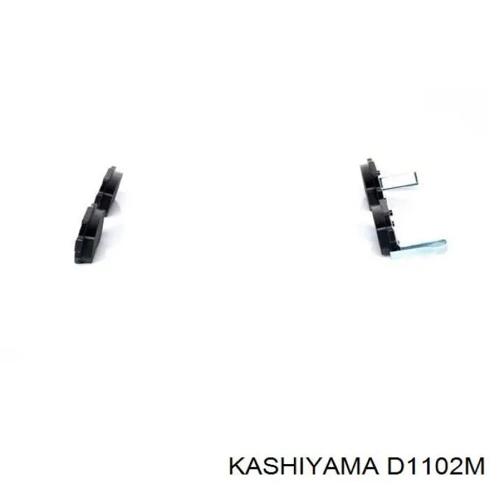 D1102M Kashiyama pastillas de freno traseras