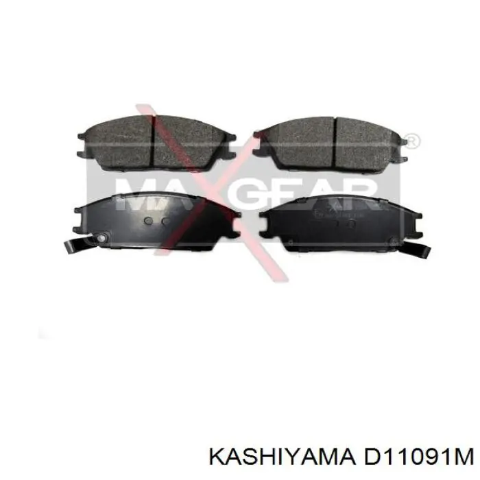 D11091M Kashiyama pastillas de freno delanteras