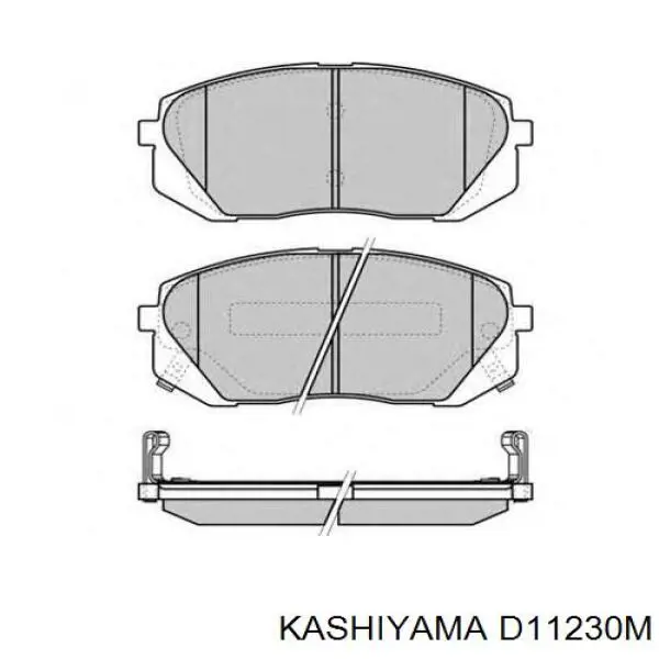 D11230M Kashiyama Pastillas delanteras