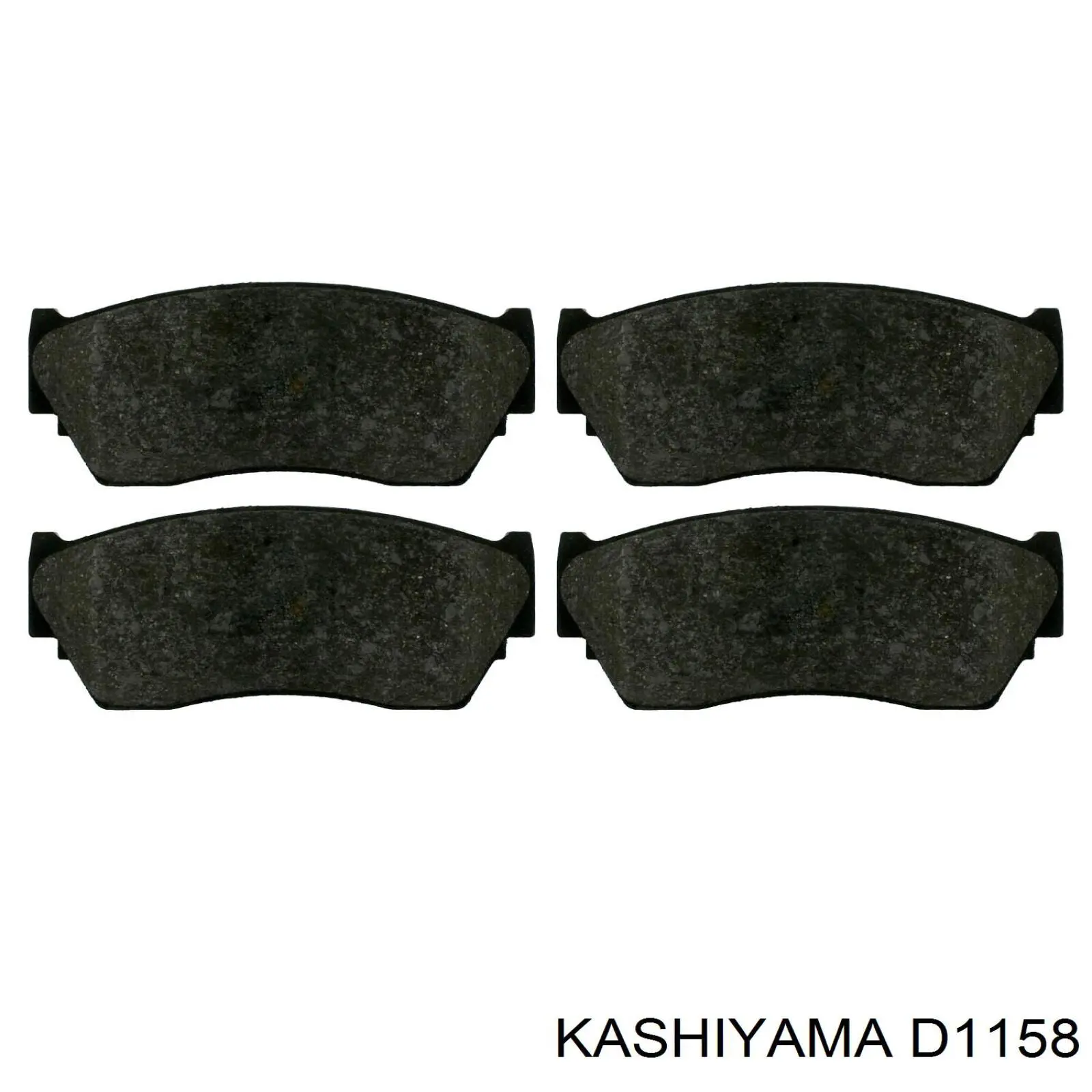 D1158 Kashiyama pastillas de freno delanteras