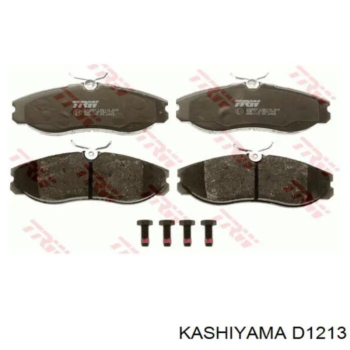 D1213 Kashiyama pastillas de freno delanteras
