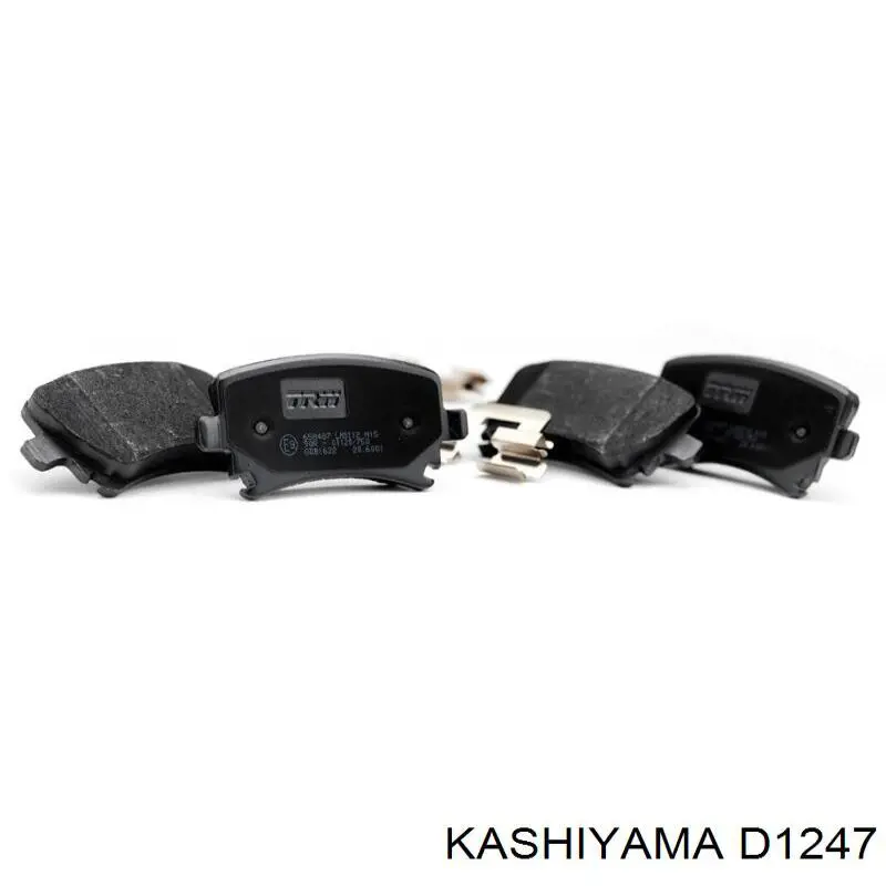 D1247 Kashiyama Pastillas delanteras