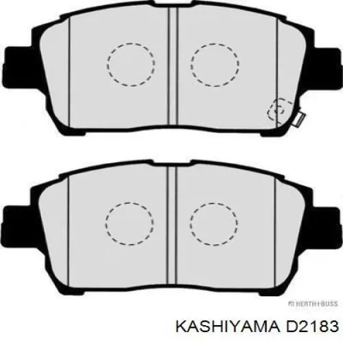 D2183 Kashiyama pastillas de freno delanteras