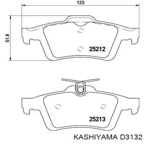 Pastillas de freno traseras Renault Espace 4 JK0