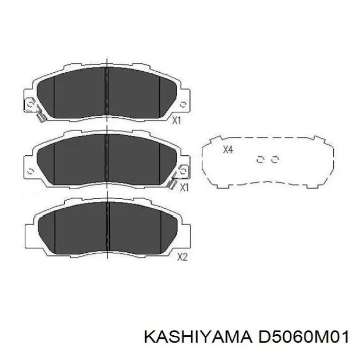 D5060M01 Kashiyama pastillas de freno delanteras