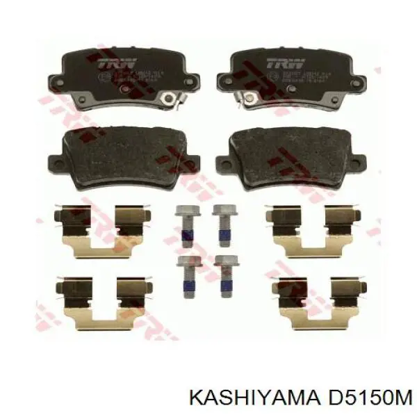 D5150M Kashiyama pastillas de freno traseras