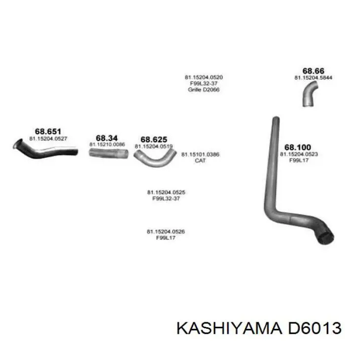 D6013 Kashiyama pastillas de freno delanteras