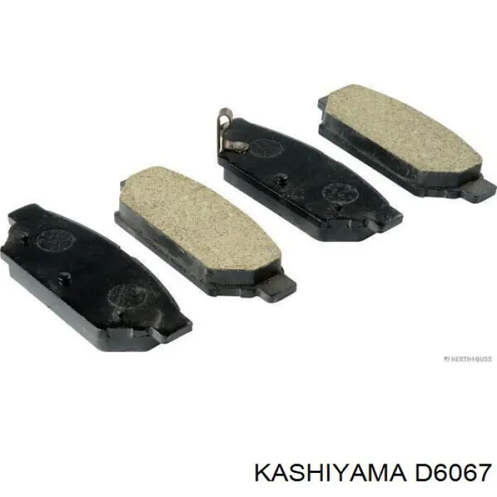 D6067 Kashiyama pastillas de freno traseras