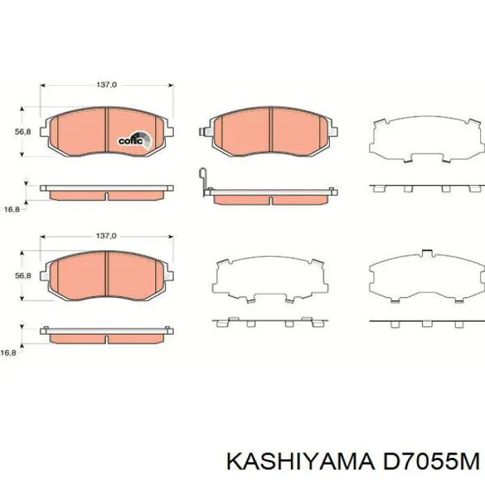 Pastillas de freno delanteras Subaru Impreza 3 GH