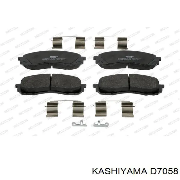D7058 Kashiyama pastillas de freno delanteras