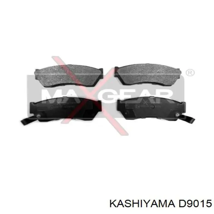 D9015 Kashiyama pastillas de freno delanteras