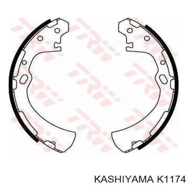 K1174 Kashiyama zapatas de frenos de tambor traseras