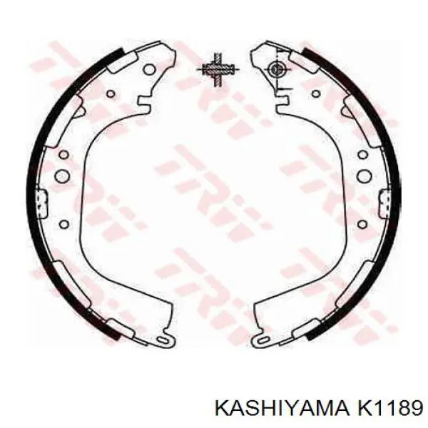 K1189 Kashiyama zapatas de frenos de tambor traseras