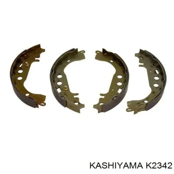 K2342 Kashiyama zapatas de frenos de tambor traseras