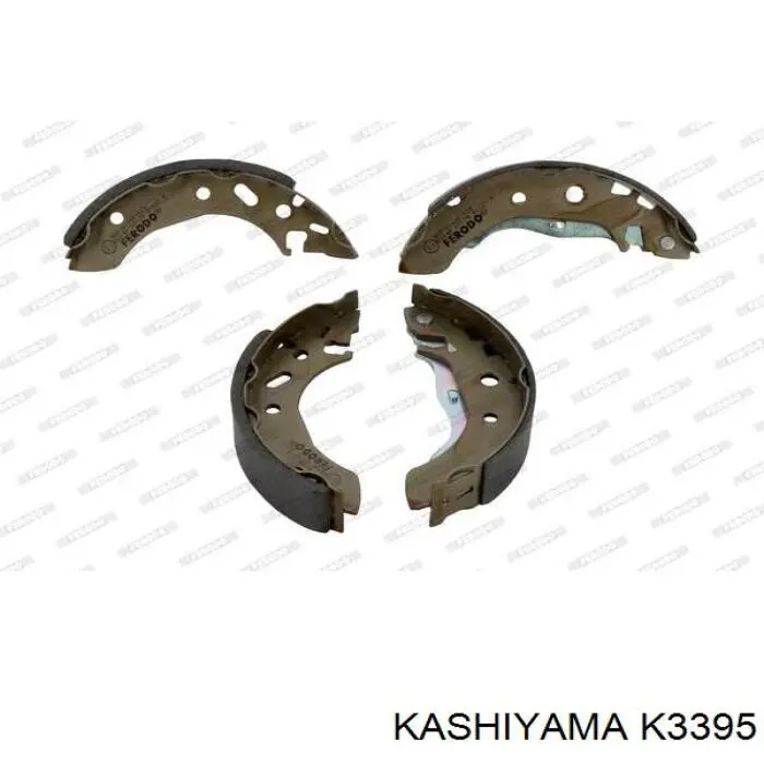 K3395 Kashiyama zapatas de frenos de tambor traseras