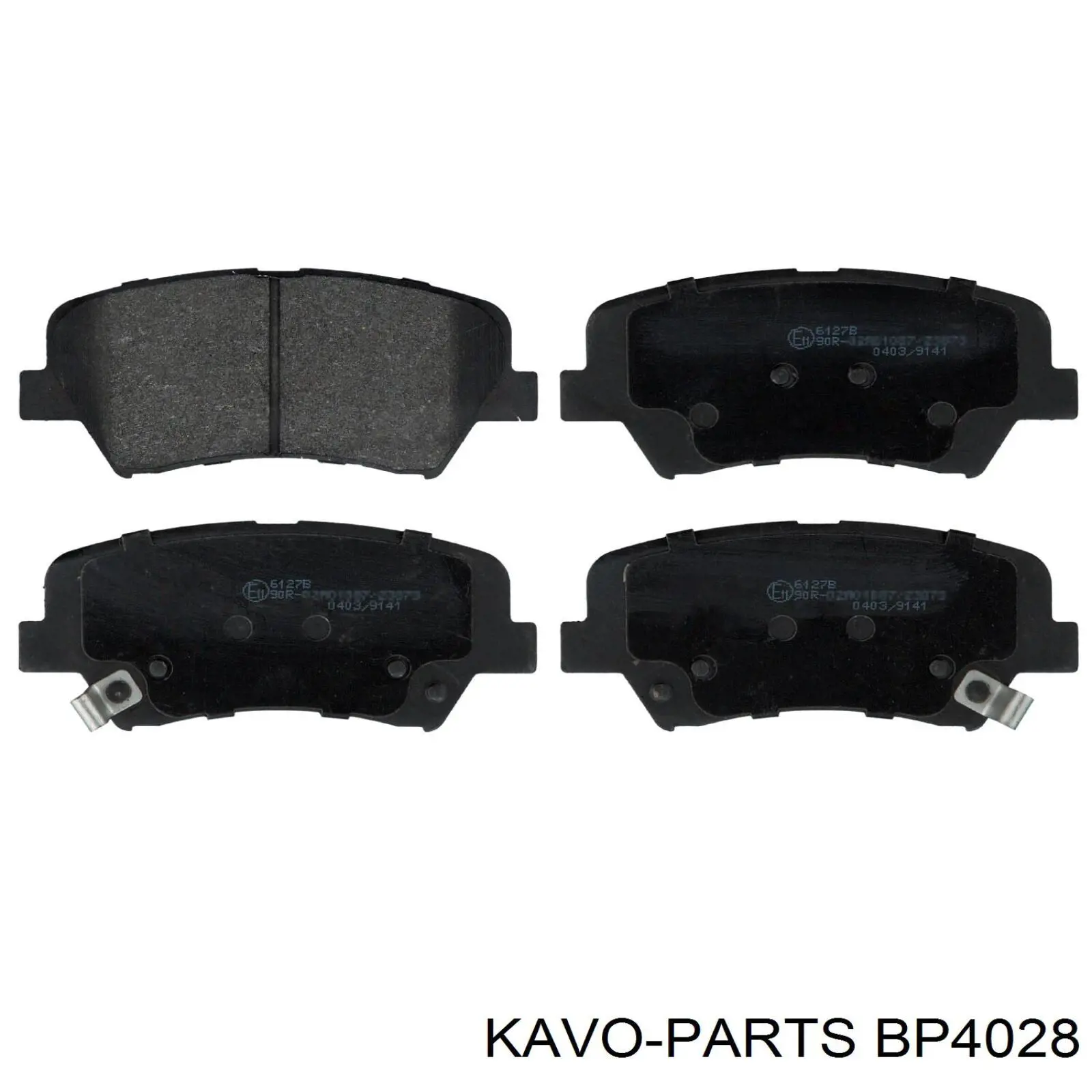 BP4028 Kavo Parts pastillas de freno delanteras