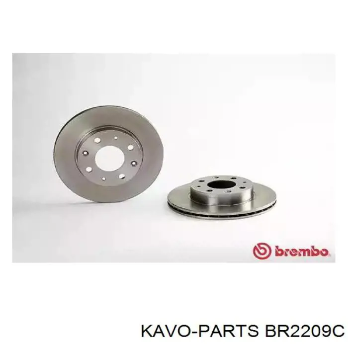 BR2209C Kavo Parts disco de freno delantero