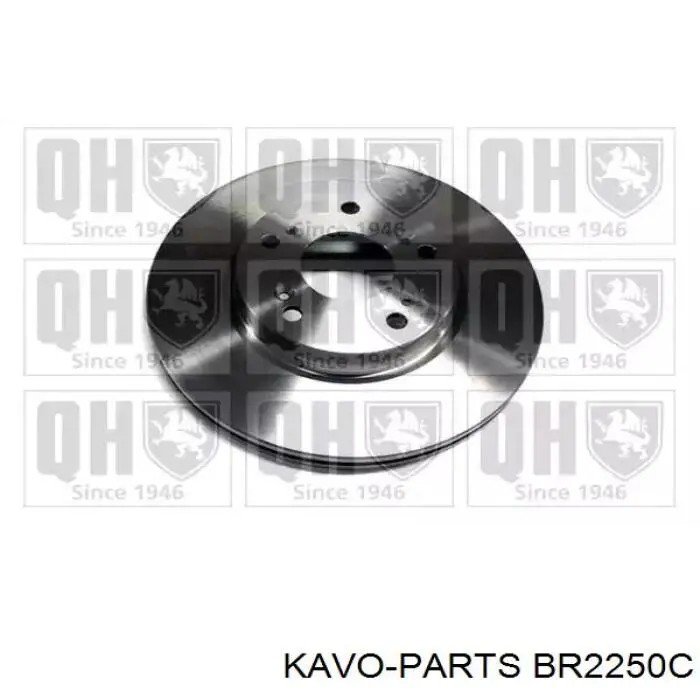 Comprar BR2250C Kavo Parts Disco de freno trasero