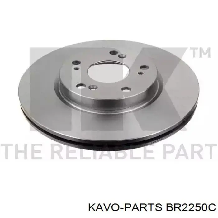 Disco de freno trasero Kavo Parts BR2250C precio, desde 36,32 EUR