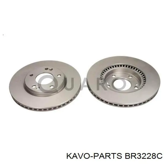 BR-3228-C Kavo Parts disco de freno delantero