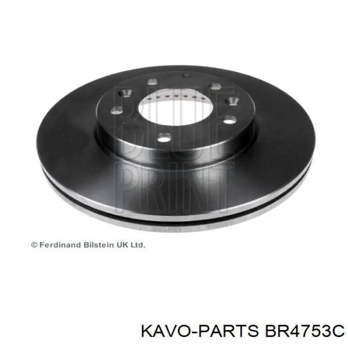 BR-4753-C Kavo Parts disco de freno delantero