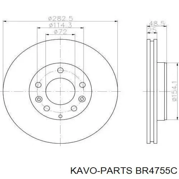 Freno de disco delantero Mazda 6 GY
