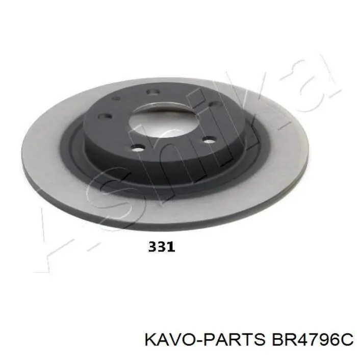 BR-4796-C Kavo Parts disco de freno trasero
